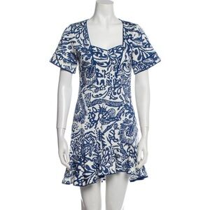 ALEXIS printed mini dress